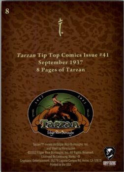2012 Cryptozoic Tarzan 100th Anniversary #8 Tarzan Back