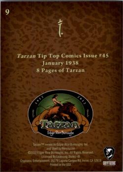 2012 Cryptozoic Tarzan 100th Anniversary #9 Tarzan Back