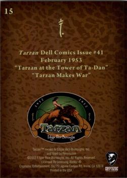 2012 Cryptozoic Tarzan 100th Anniversary #15 Tarzan at the Tower of Ta-Dan Back