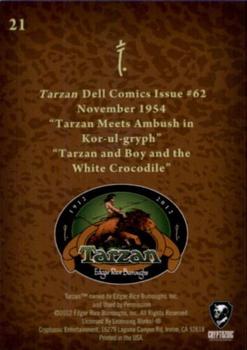 2012 Cryptozoic Tarzan 100th Anniversary #21 Tarzan Meets Ambush in Kor-ul-gryph Back