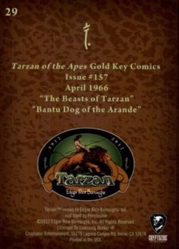 2012 Cryptozoic Tarzan 100th Anniversary #29 The Beasts of Tarzan Back