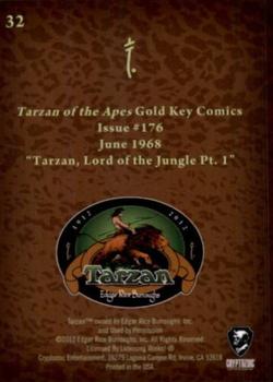 2012 Cryptozoic Tarzan 100th Anniversary #32 Tarzan, Lord of the Jungle Pt. 1 Back