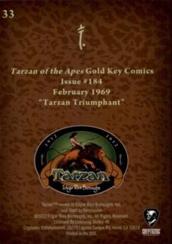 2012 Cryptozoic Tarzan 100th Anniversary #33 Tarzan Triumphant Back