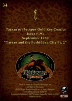 2012 Cryptozoic Tarzan 100th Anniversary #34 Tarzan and the Forbidden City Pt. 2 Back