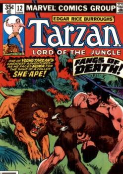 2012 Cryptozoic Tarzan 100th Anniversary #40 Fangs of Death! Front