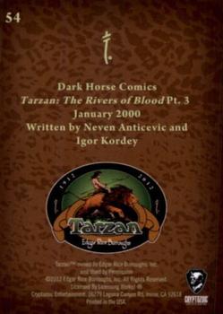 2012 Cryptozoic Tarzan 100th Anniversary #54 The Rivers of Blood Back