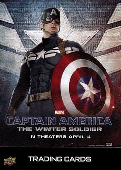 2014 Upper Deck Captain America The Winter Soldier #NNO Captain America Front