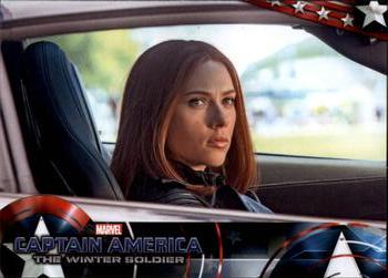 2014 Upper Deck Captain America The Winter Soldier #6 Natasha Romanoff, aka Black Widow, is an alluring Front