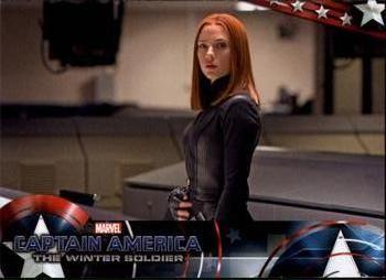2014 Upper Deck Captain America The Winter Soldier #18 Beautiful Russian Natasha Romanoff is part of Capt Front