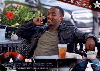 2014 Upper Deck Captain America The Winter Soldier #53 Steve Rogers and Natasha Romanoff enlist Sam Wilso Front