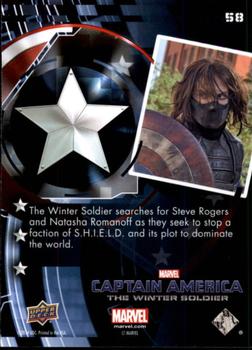 2014 Upper Deck Captain America The Winter Soldier #58 The Winter Soldier searches for Steve Rogers and N Back