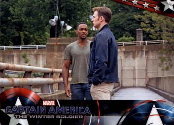 2014 Upper Deck Captain America The Winter Soldier #70 Sam Wilson tells Steve Rogers not to be upset that Front