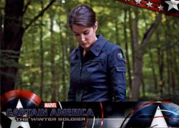2014 Upper Deck Captain America The Winter Soldier #71 Deputy Director Maria Hill is one of the few membe Front