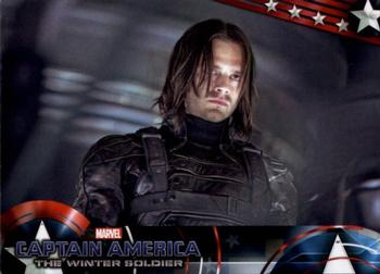 2014 Upper Deck Captain America The Winter Soldier #82 The Winter Soldier was unable to stop Captain Amer Front