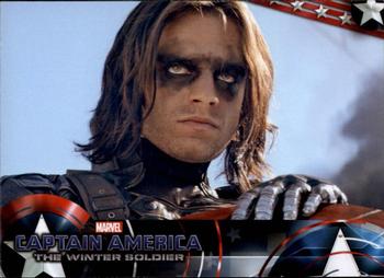 2014 Upper Deck Captain America The Winter Soldier #90 Even with the use of Captain America's shield, the Front