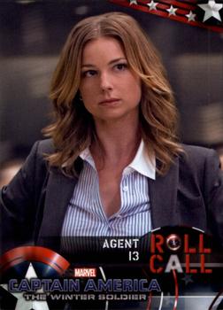 2014 Upper Deck Captain America The Winter Soldier #97 Emily Vancamp as Agent 13 Front