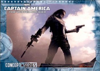 2014 Upper Deck Captain America The Winter Soldier - Concept Series #CS-22 Winter Soldier Front