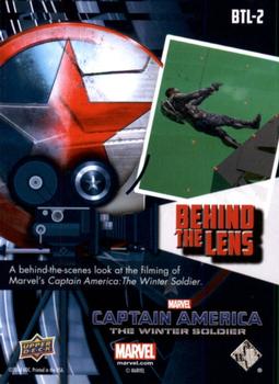 2014 Upper Deck Captain America The Winter Soldier - Behind the Lens #BTL-2 Captain America Back