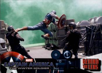 2014 Upper Deck Captain America The Winter Soldier - Behind the Lens #BTL-6 Captain America Front