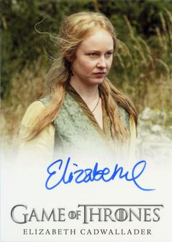 2016 Rittenhouse Game of Thrones Season 5 - Autographs Full Bleed #NNO Elizabeth Cadwallader Front