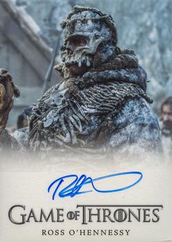 2016 Rittenhouse Game of Thrones Season 5 - Autographs Full Bleed #NNO Ross O'Hennessy Front