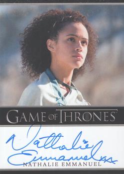 2016 Rittenhouse Game of Thrones Season 5 - Autographs Bordered #NNO Nathalie Emmanuel Front