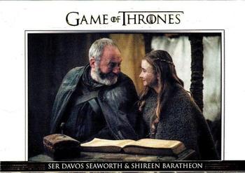 2016 Rittenhouse Game of Thrones Season 5 - Relationships Gold #DL29 Ser Davos Seaworth / Shireen Baratheon Front