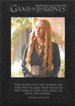 2016 Rittenhouse Game of Thrones Season 5 - Quotable Game of Thrones #Q47 Cersei Lannister / Varys Front