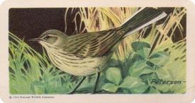 1959 Brooke Bond (Red Rose Tea) Songbirds of North America #3 Water Pipit Front