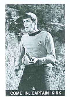 1967 Leaf Star Trek #4 Come In, Captain Kirk Front