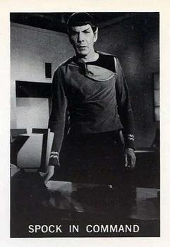 1967 Leaf Star Trek #12 Spock in Command (standing) Front