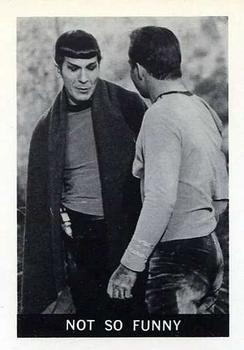 1967 Leaf Star Trek #29 Not So Funny Front
