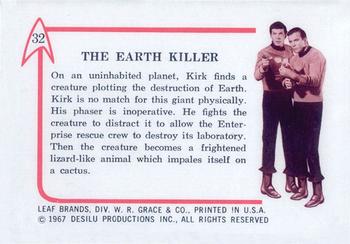 1967 Leaf Star Trek #32 The Earth Killer Back