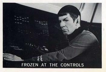 1967 Leaf Star Trek #36 Frozen at the Controls Front