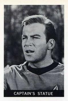 1967 Leaf Star Trek #47 Captain's Statue Front