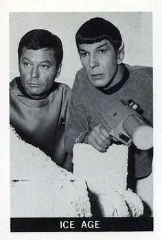 1967 Leaf Star Trek #52 Ice Age Front