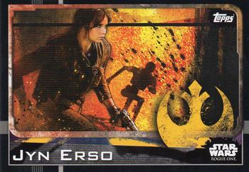 2016 Topps Star Wars Rogue One (UK Version) #2 Jyn Erso Front