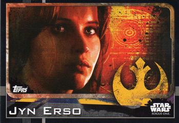 2016 Topps Star Wars Rogue One (UK Version) #3 Jyn Erso Front