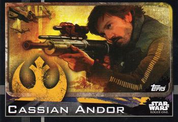 2016 Topps Star Wars Rogue One (UK Version) #4 Cassian Andor Front