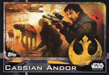 2016 Topps Star Wars Rogue One (UK Version) #5 Cassian Andor Front