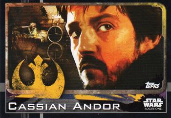 2016 Topps Star Wars Rogue One (UK Version) #6 Cassian Andor Front