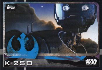 2016 Topps Star Wars Rogue One (UK Version) #15 K-2SO Front