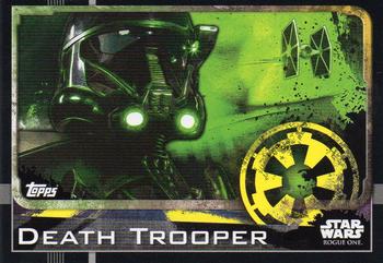 2016 Topps Star Wars Rogue One (UK Version) #21 Death Trooper Front