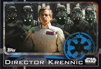 2016 Topps Star Wars Rogue One (UK Version) #23 Director Krennic Front