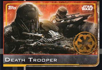 2016 Topps Star Wars Rogue One (UK Version) #47 Death Trooper Front