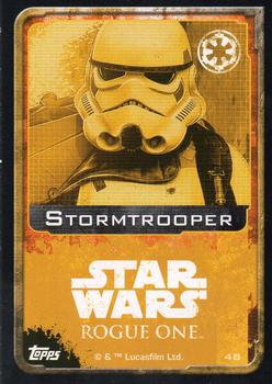 2016 Topps Star Wars Rogue One (UK Version) #48 Stormtrooper Back