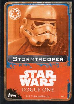 2016 Topps Star Wars Rogue One (UK Version) #50 Stormtrooper Back