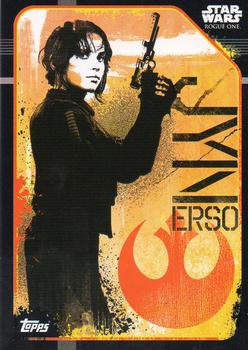 2016 Topps Star Wars Rogue One (UK Version) #52 Jyn Erso Front