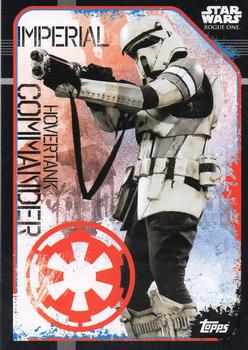 2016 Topps Star Wars Rogue One (UK Version) #61 Imperial Hovertank Commander Front