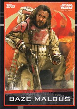 2016 Topps Star Wars Rogue One (UK Version) #66 Baze Malbus Front